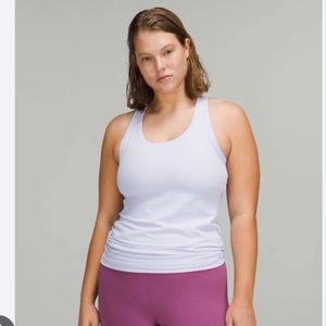 Lululemon Cool Racerback Tank Nulu Size 10 Pastel Blue